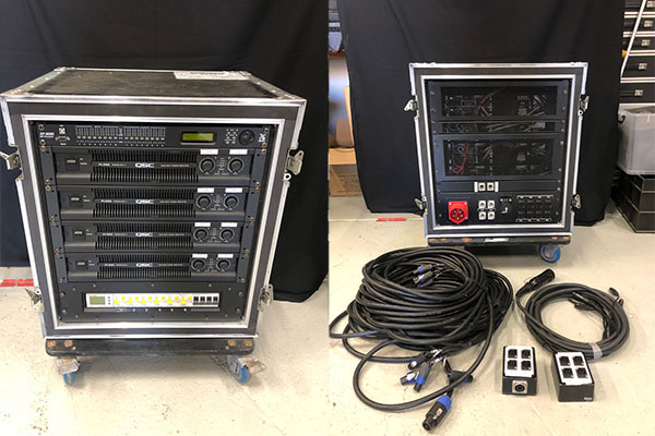 8-Send Passive Monitor Amplifier Rack Package