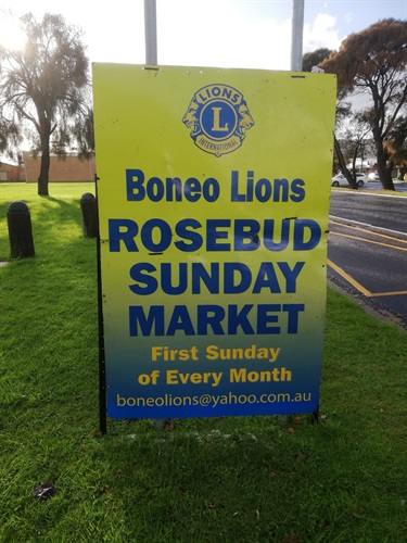 Lions Sunday Market Rosebud